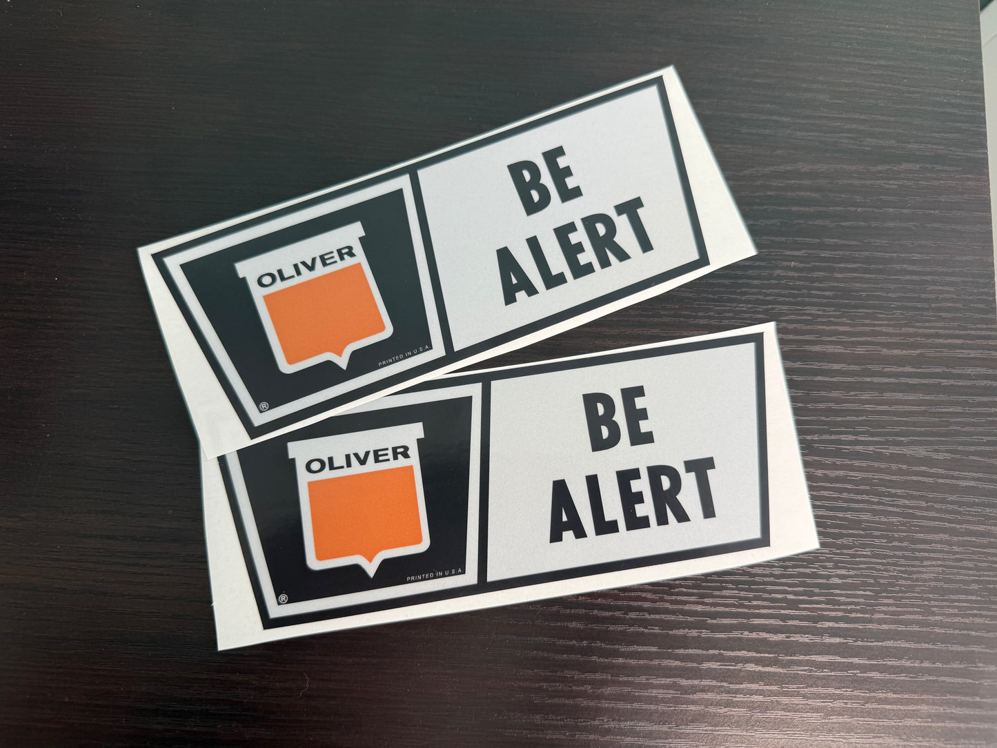 BE ALERT - Oliver Decal - Pack of Two