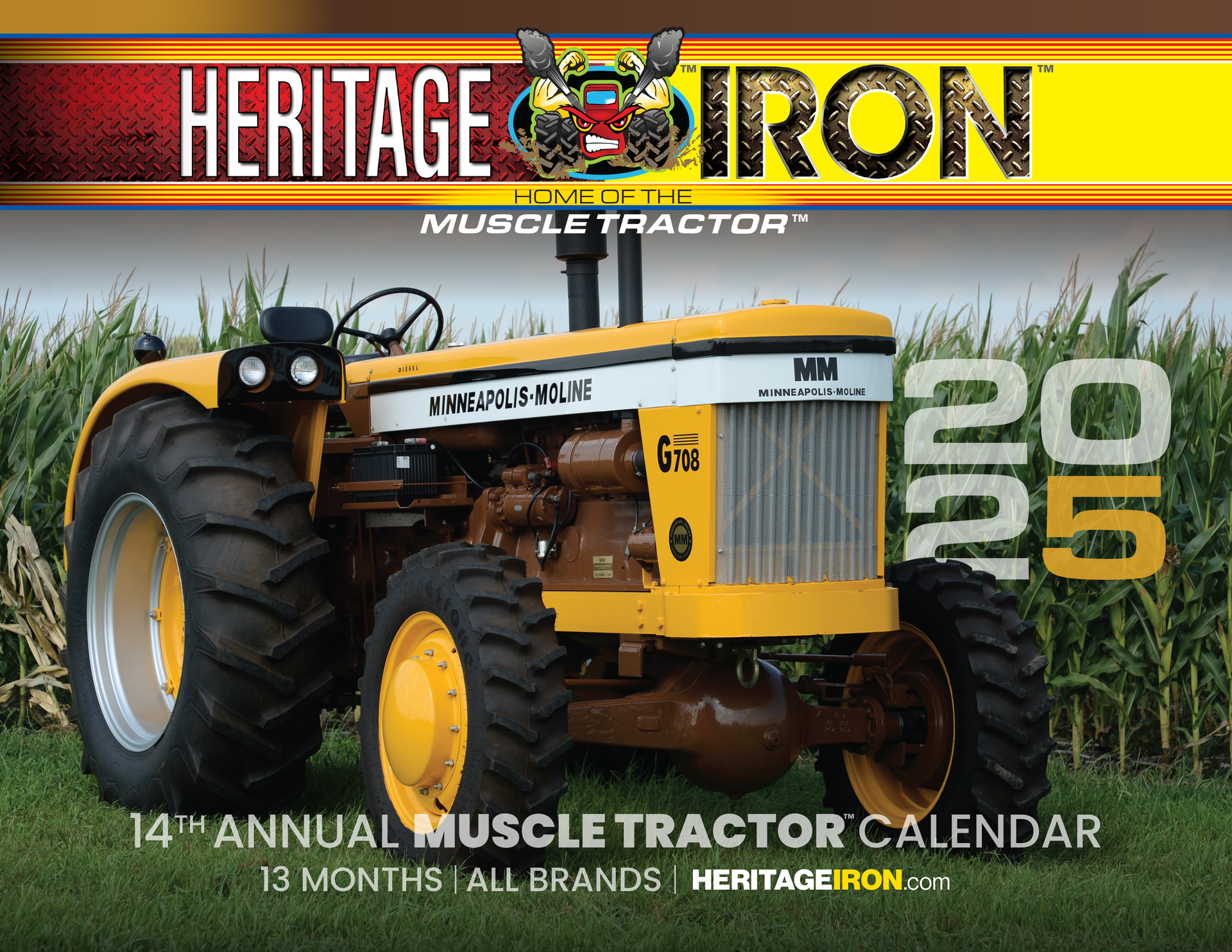 2025 Heritage Iron MUSCLE TRACTOR Calendar – 3 Point Ink LLC (Heritage Iron/Oliver Heritage) 2025-heritage-iron-muscle-tractor-calendar-3-point-ink-llc-heritage-iron-oliver-heritage