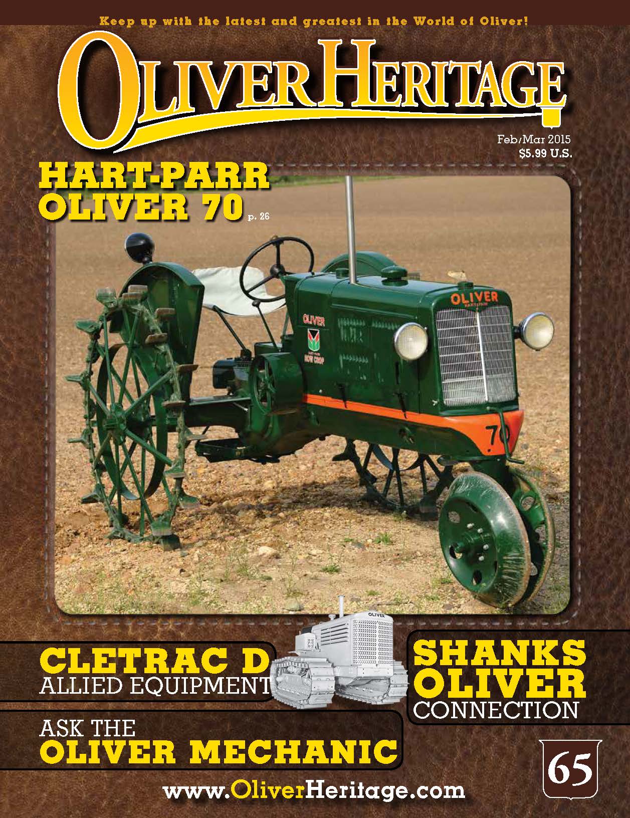 Oliver Heritage Issue #65 - Digital Copy