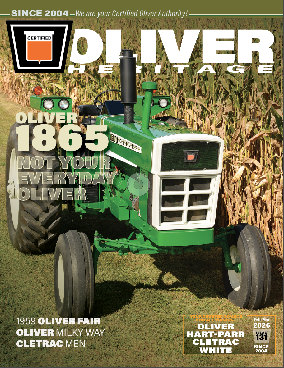 Oliver Heritage Issue #131 **Pre-Order**