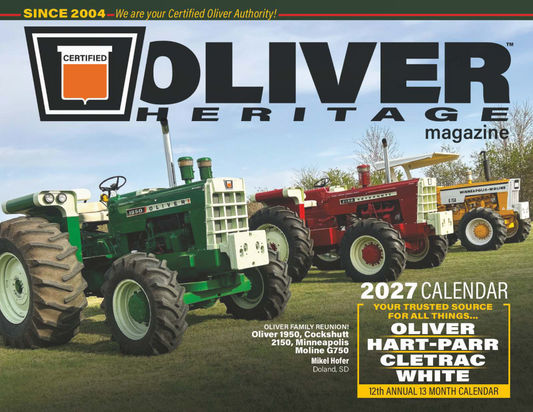 2027 Oliver Heritage Calendar (*Pre-Order*)