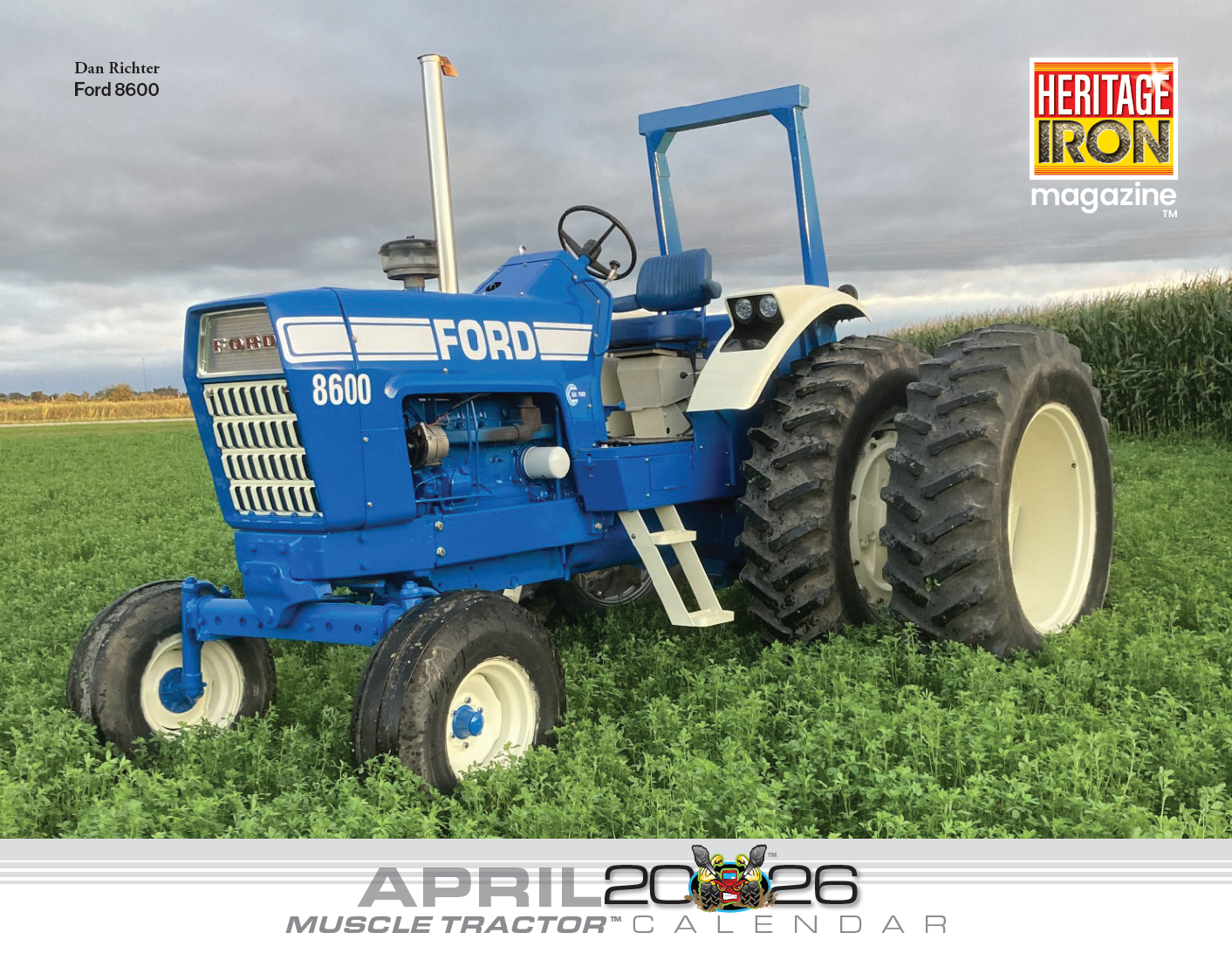 2026 Heritage Iron MUSCLE TRACTOR Calendar