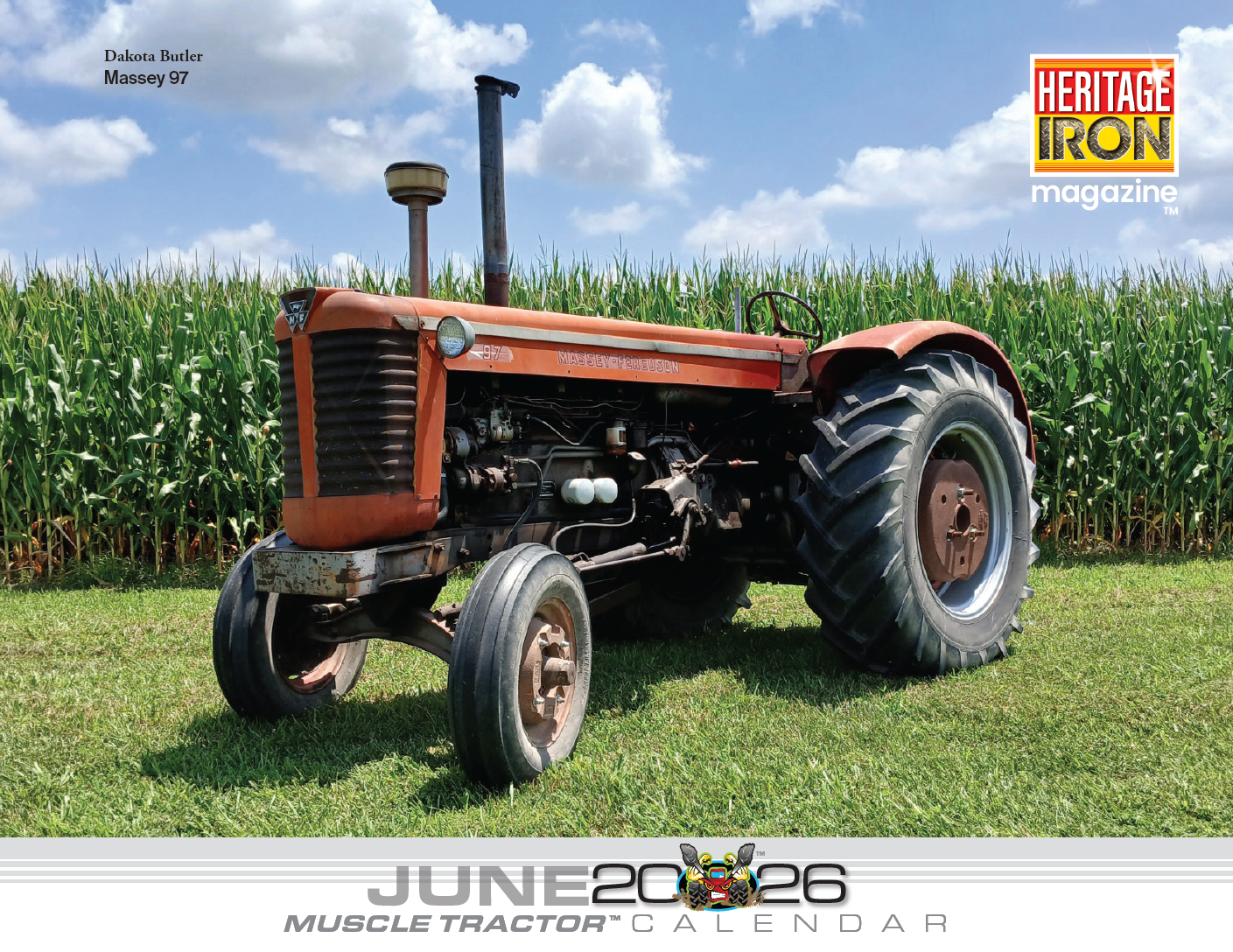 2026 Heritage Iron MUSCLE TRACTOR Calendar