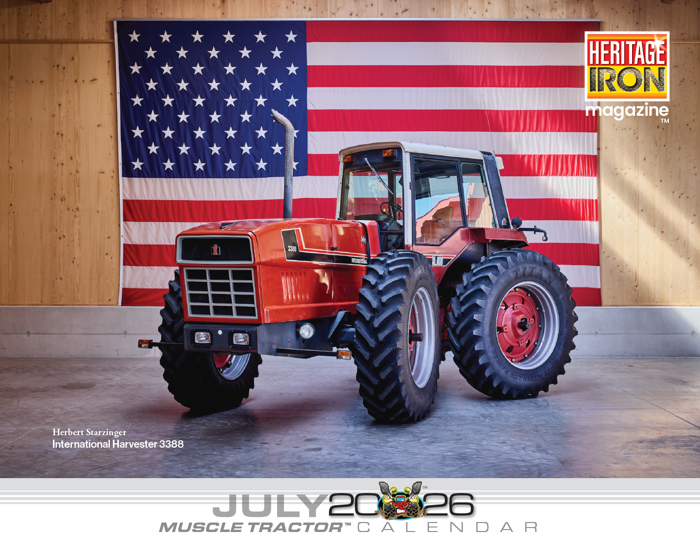 2026 Heritage Iron MUSCLE TRACTOR Calendar