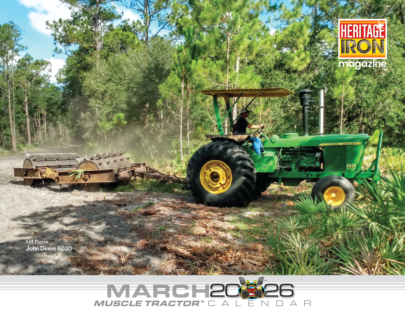2026 Heritage Iron MUSCLE TRACTOR Calendar