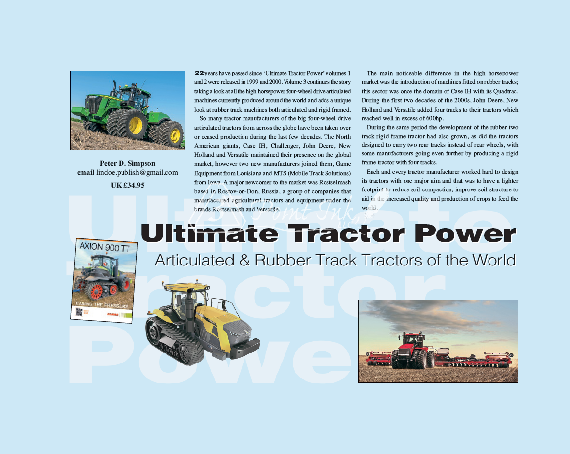 Ultimate Tractor Power, Volume 3: Articulated & Rubber Track Tractors of the World